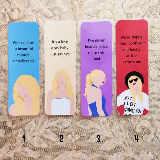 Taylor Swift Bookmarks