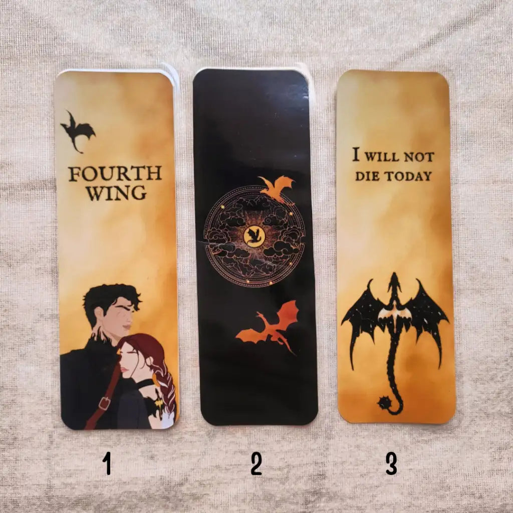 Fourth Wing Bookmarks