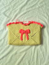 Softgirl Era -- Handmade Crochet Coquette Booksleeve