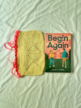 Softgirl Era -- Handmade Crochet Coquette Booksleeve