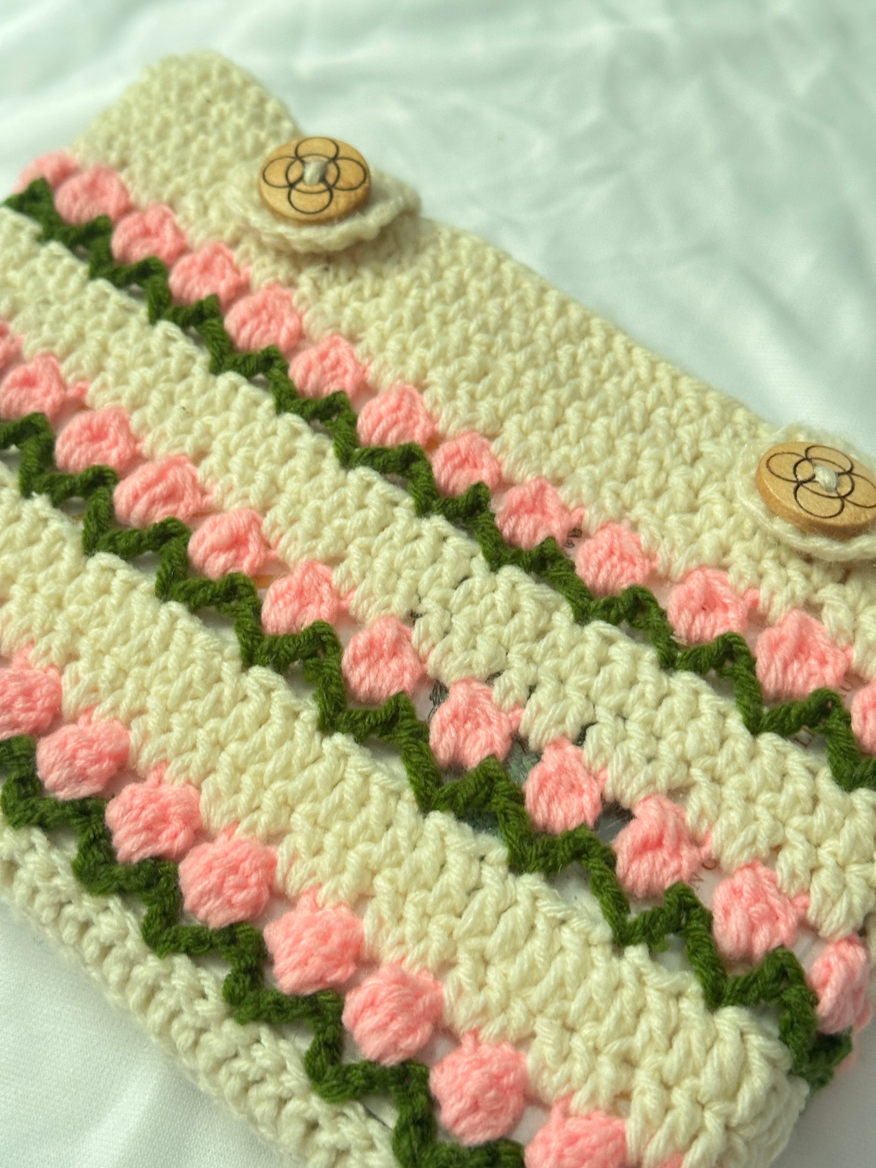 Tulip Crochet Book sleeve