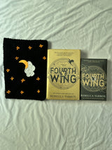 Empyrean Collection -- Handmade Crochet Night Sky Flapped Booksleeve