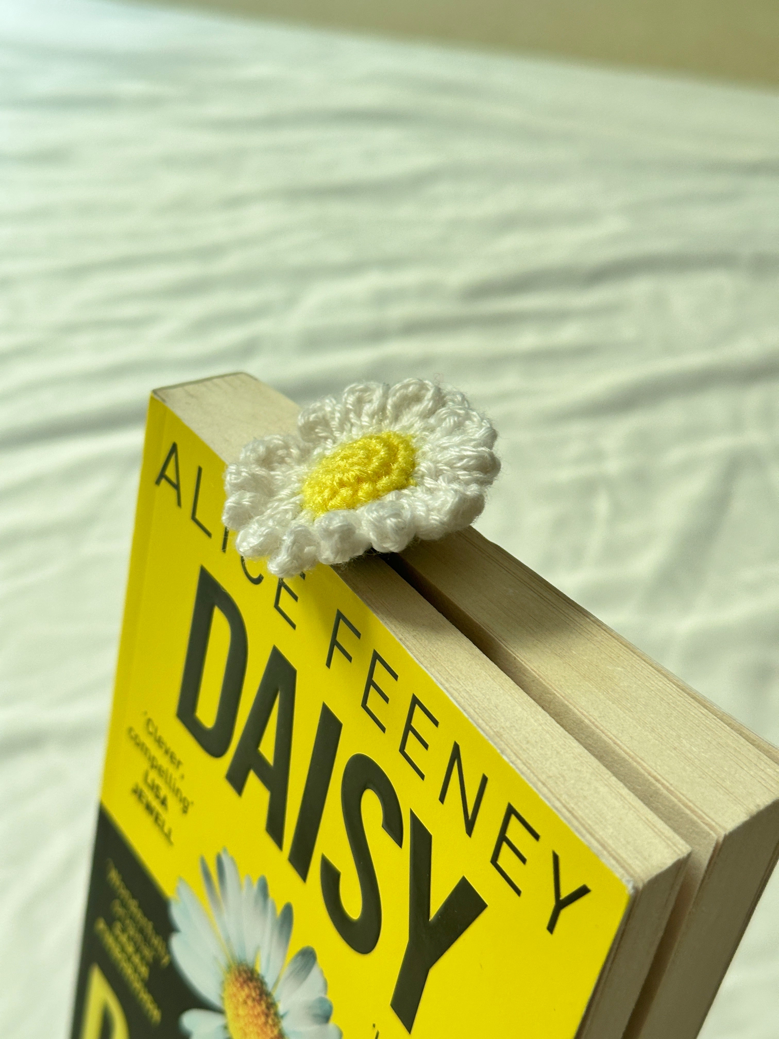 Daisy Crochet Bookmark
