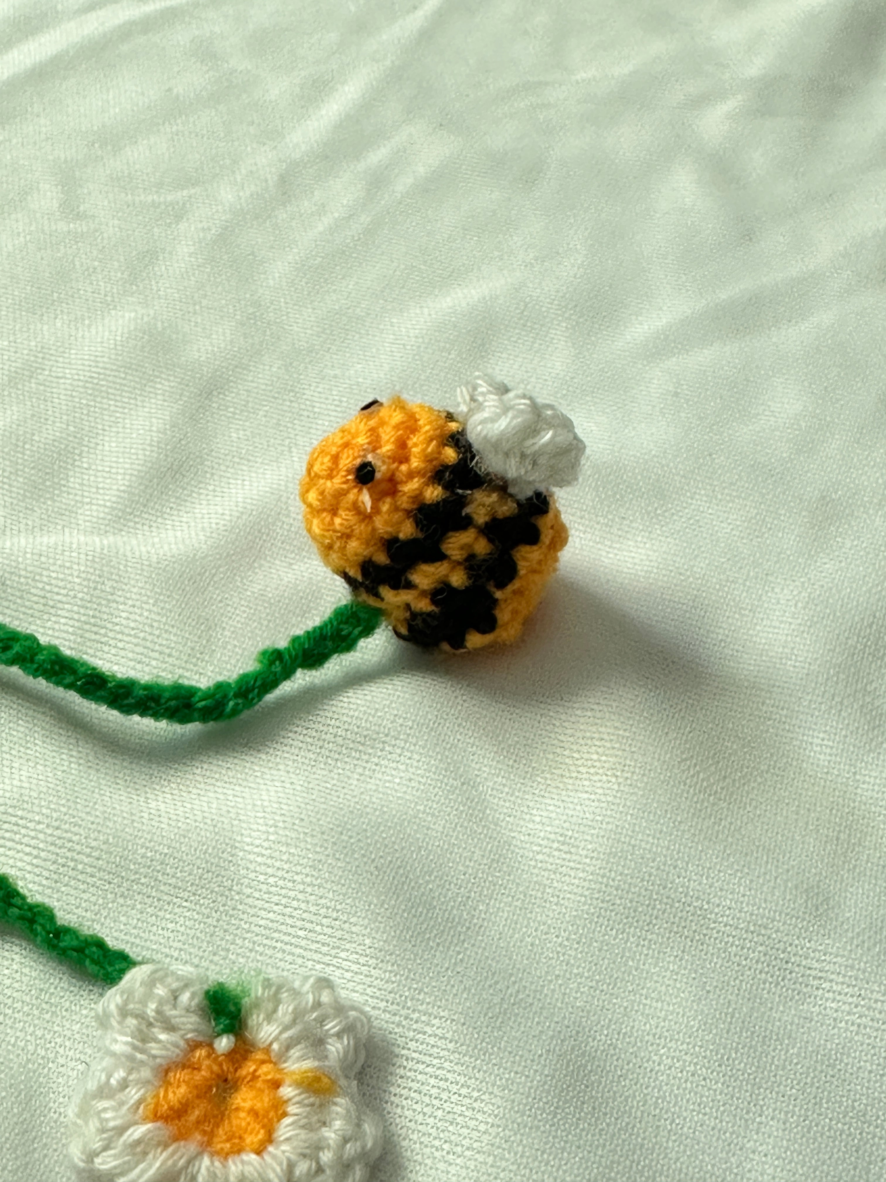 Bumblebee Crochet Bookmark