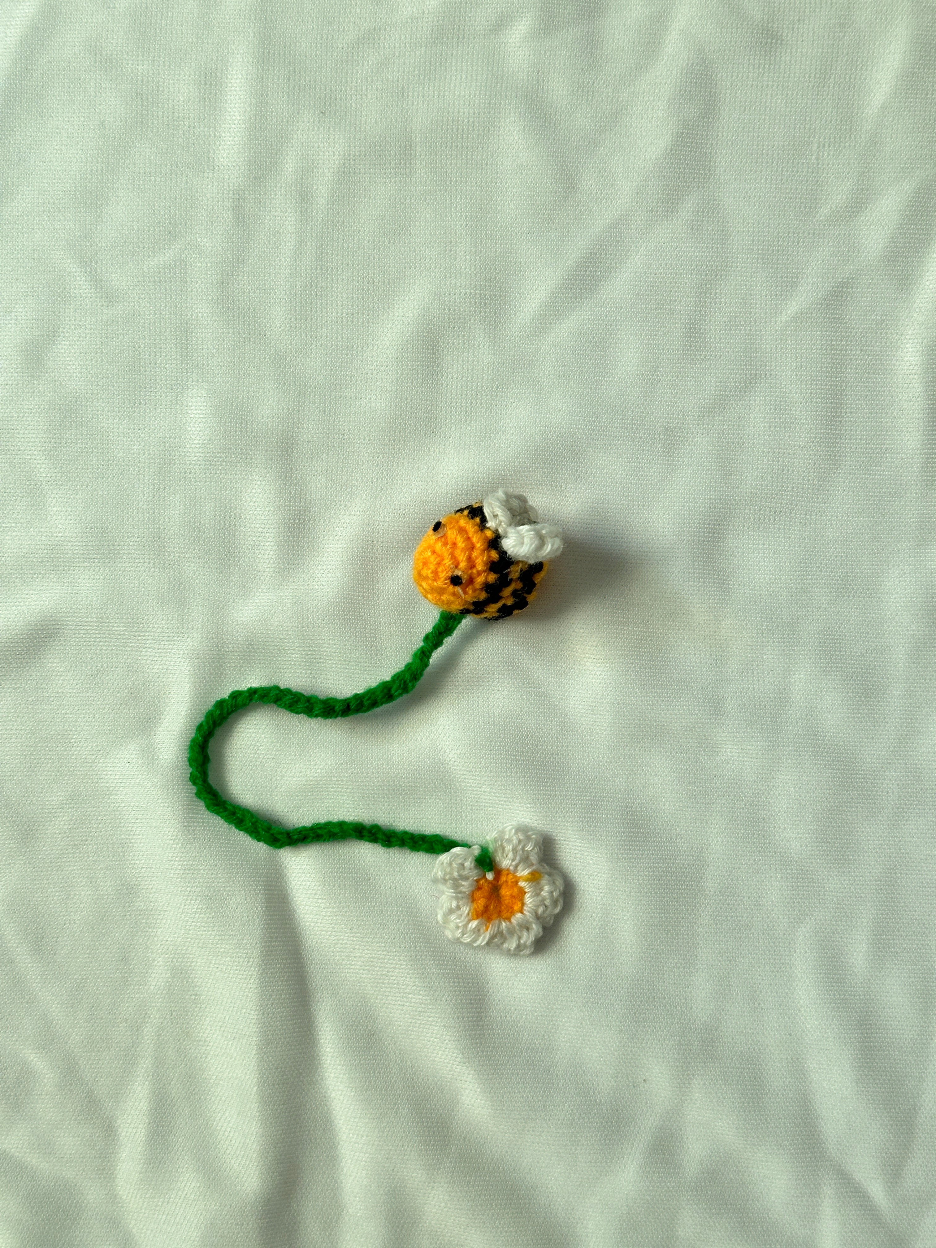 Bumblebee Crochet Bookmark