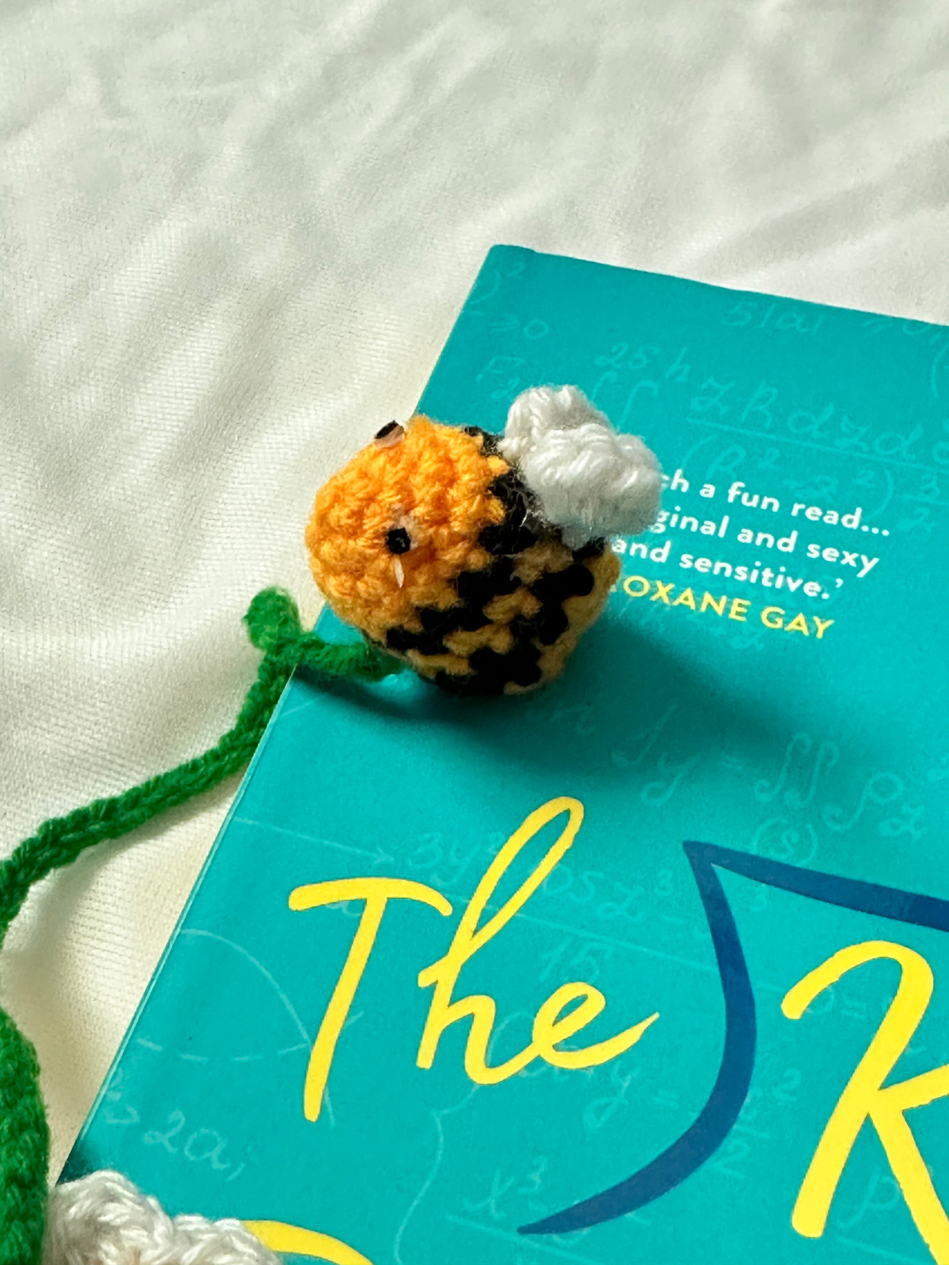 Bumblebee Crochet Bookmark