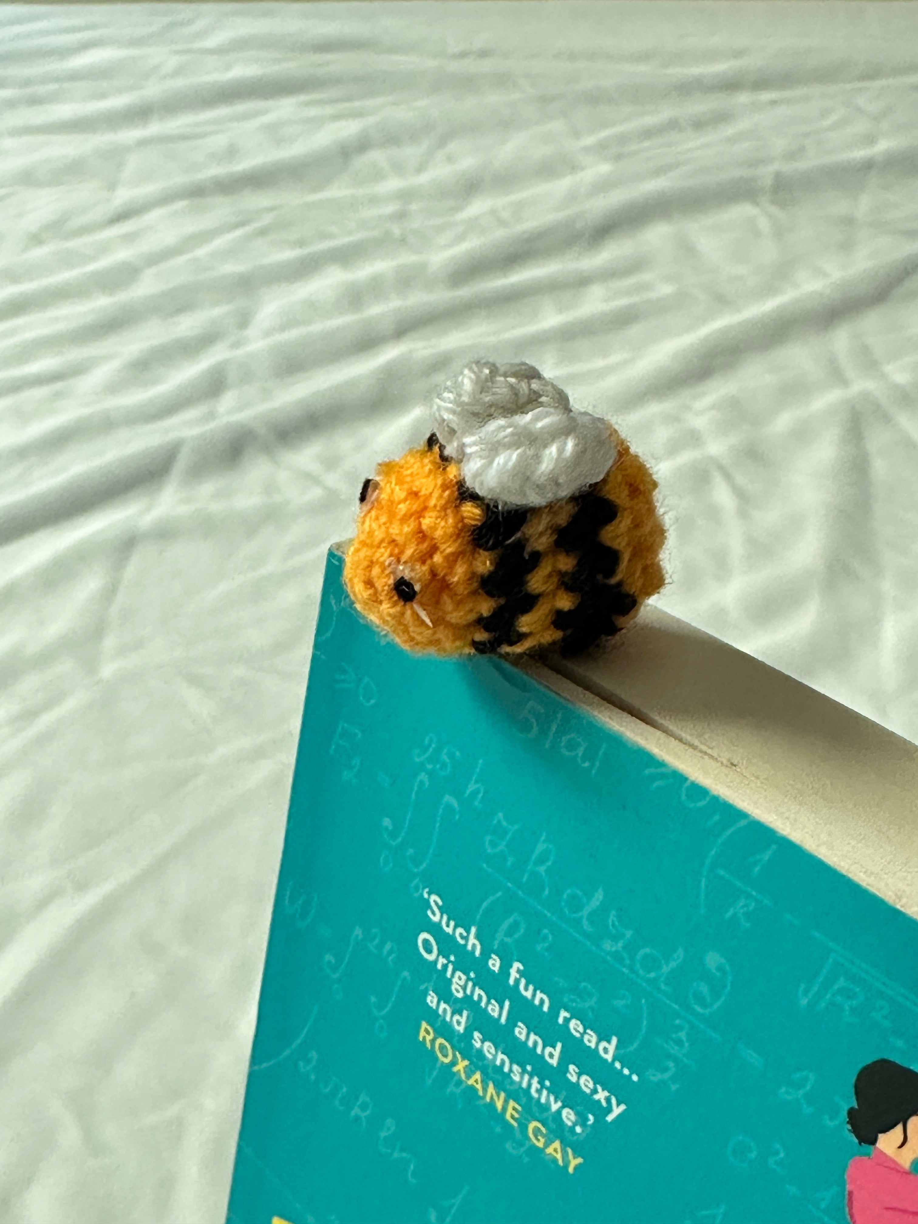 Bumblebee Crochet Bookmark