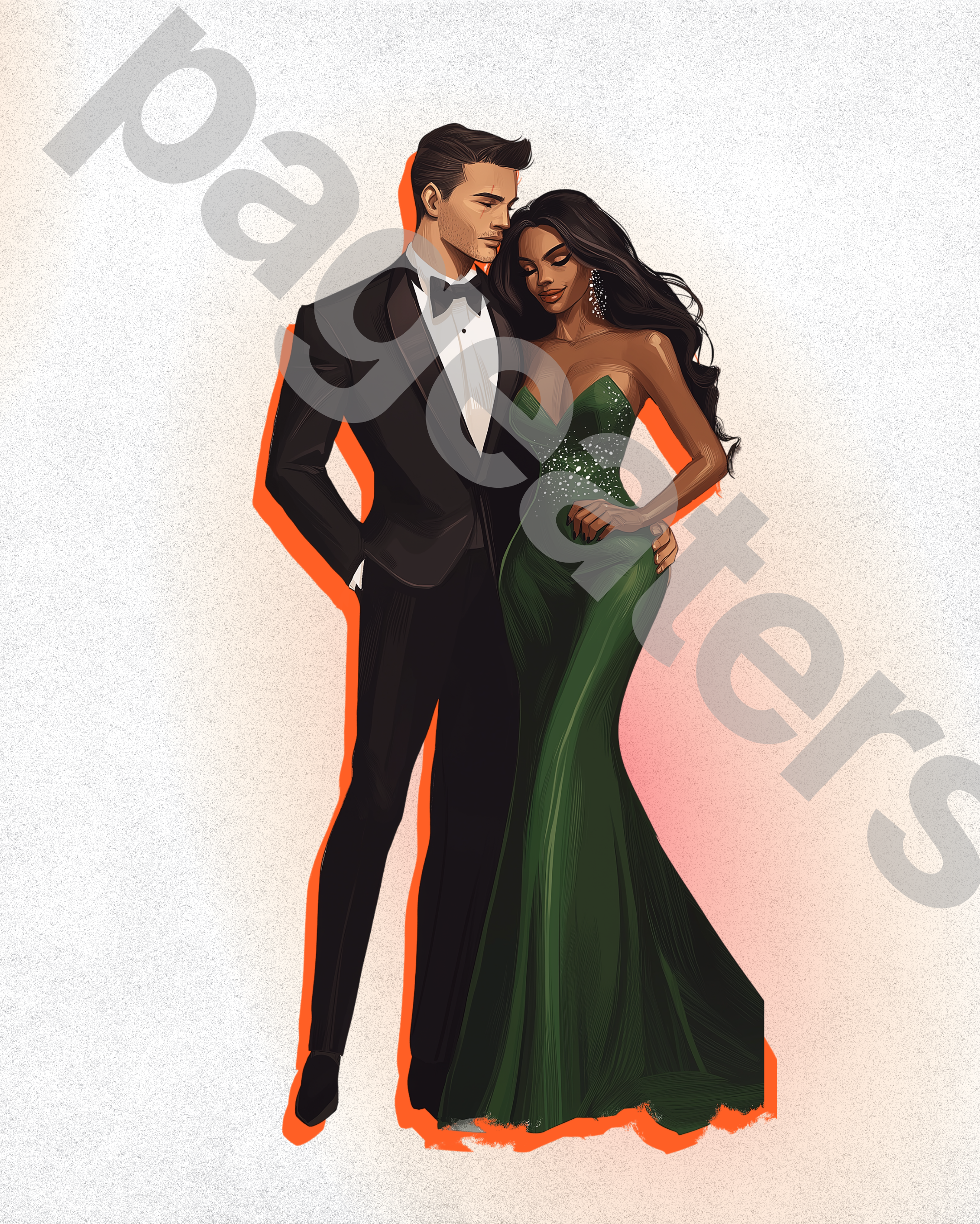 King of Envy Couple Art Card