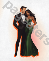 King of Envy Couple Art Card