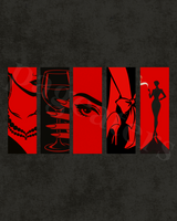 Dark Feminine Era-- Aesthetic Bookmark Set