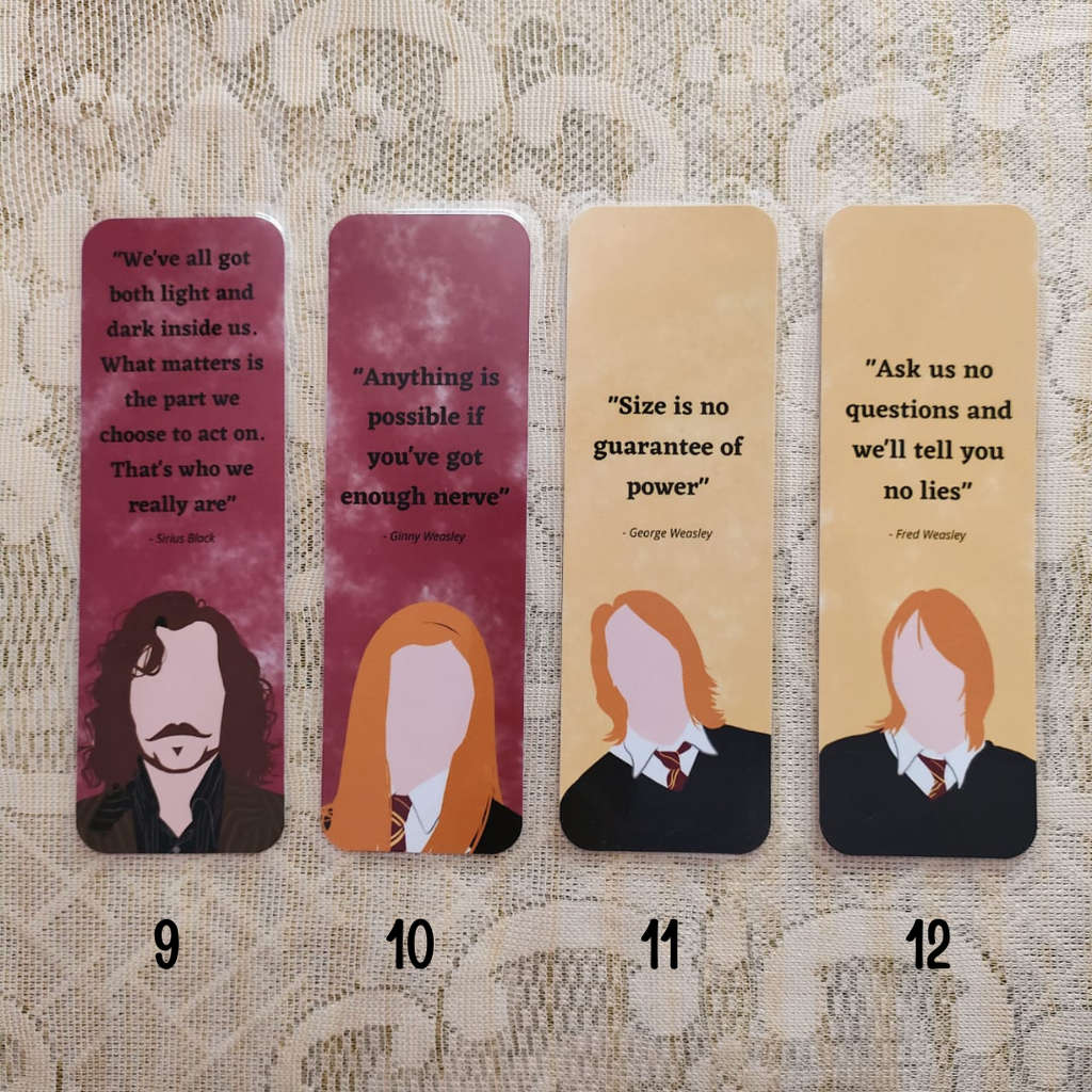 Harry Potter Bookmarks